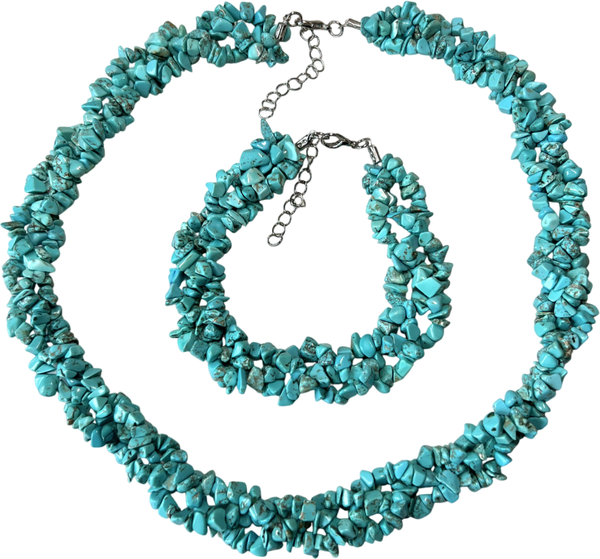 Комплект бижутерии Wolves Бирюза 1378 - фото