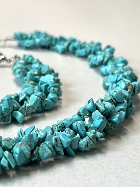 Комплект бижутерии Wolves Бирюза 1378