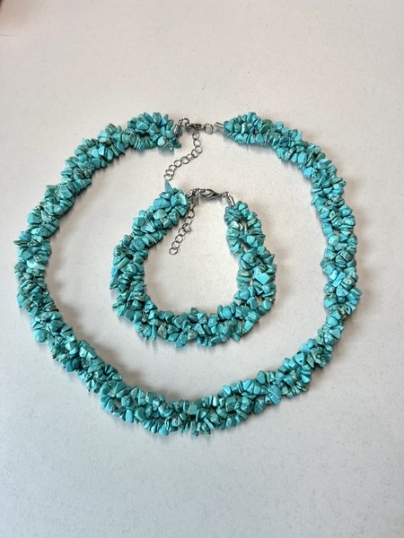 Комплект бижутерии Wolves Бирюза 1378