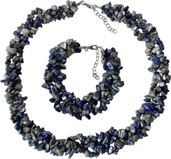 Комплект бижутерии Wolves Содалит 1379 - фото