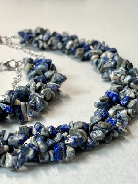 Комплект бижутерии Wolves Содалит 1379