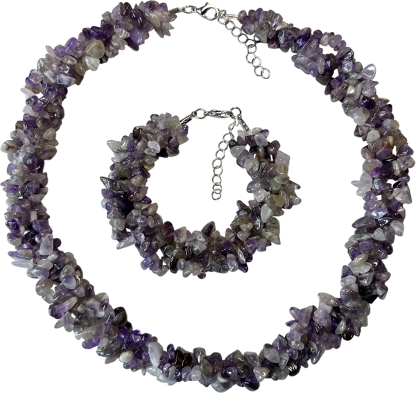 Комплект бижутерии Wolves Аметист 1381 - фото