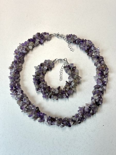 Комплект бижутерии Wolves Аметист 1381