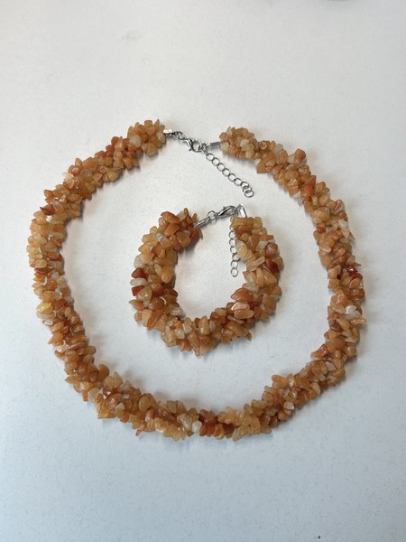 Комплект бижутерии Wolves Сердолик 1382