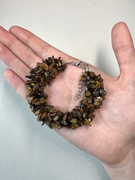 Комплект бижутерии Wolves Тигровый глаз 1383