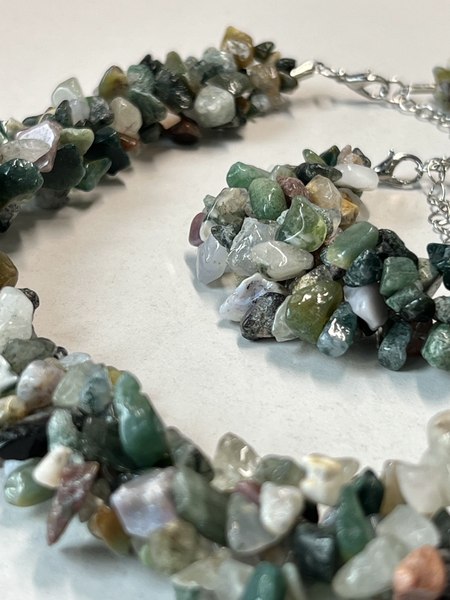 Комплект бижутерии Wolves Яшма 1385