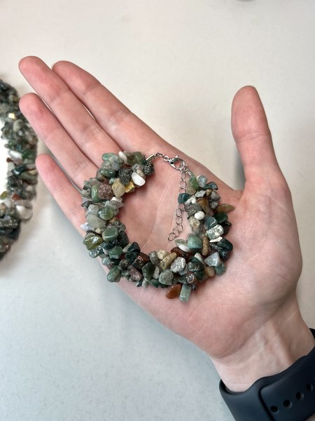 Комплект бижутерии Wolves Яшма 1385