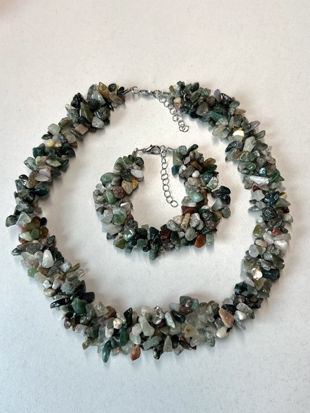 Комплект бижутерии Wolves Яшма 1385