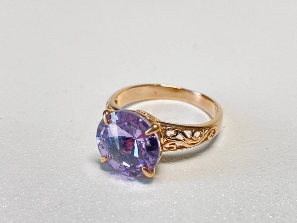 Кольцо Wolves Магический Сапфир №2 1388