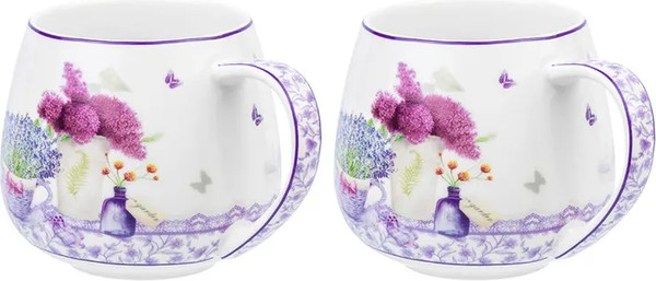 Кружка Elan Gallery New Bone China Лаванда / 420337_2