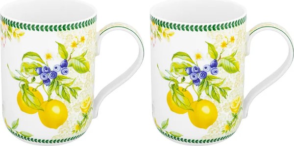 Кружка Elan Gallery New Bone China Лимоны / 420651_2 - фото