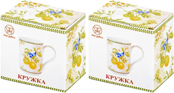 Кружка Elan Gallery New Bone China Лимоны / 420651_2