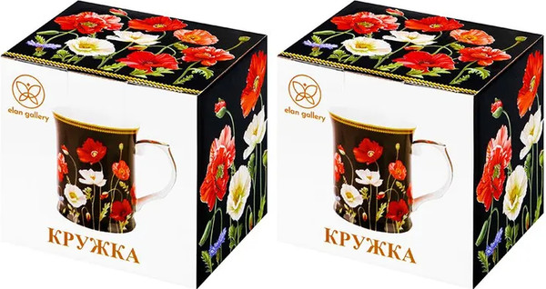 Кружка Elan Gallery New Bone China Маки / 420672_2