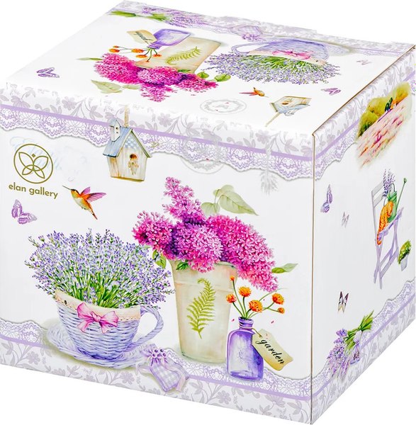 Кружка Elan Gallery New Bone China Лаванда / 420725