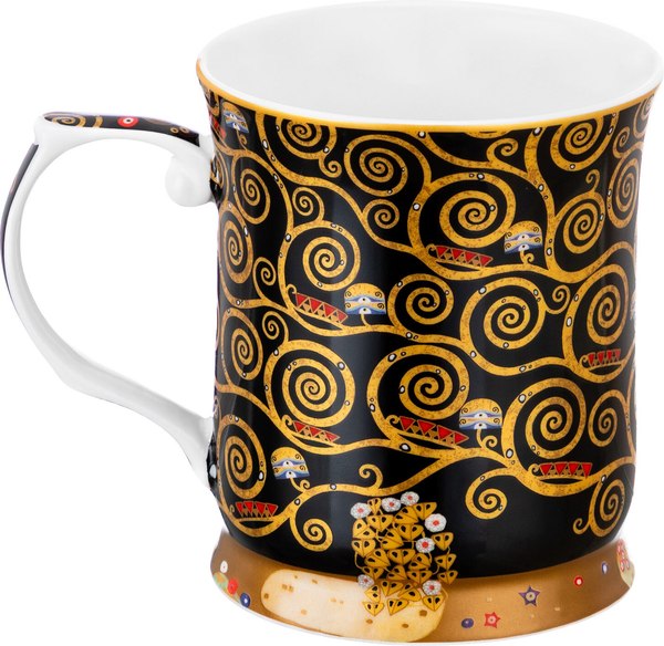 Кружка Elan Gallery New Bone China Поцелуй на черном / 420728