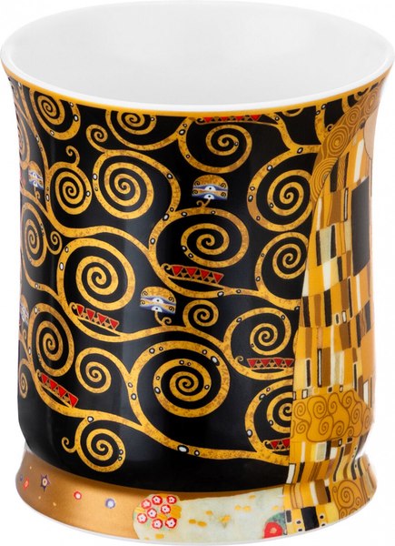 Кружка Elan Gallery New Bone China Поцелуй на черном / 420728