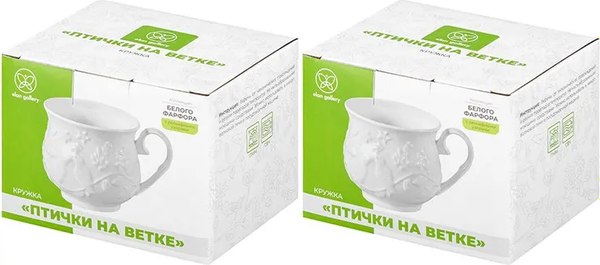 Набор кружек Elan Gallery Птички на ветке / 540959_2