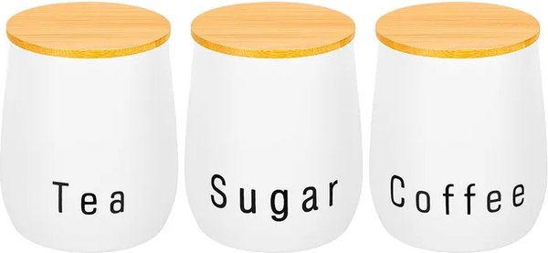 Набор емкостей для хранения Elan Gallery Tea, coffee, sugar / 240511 - фото