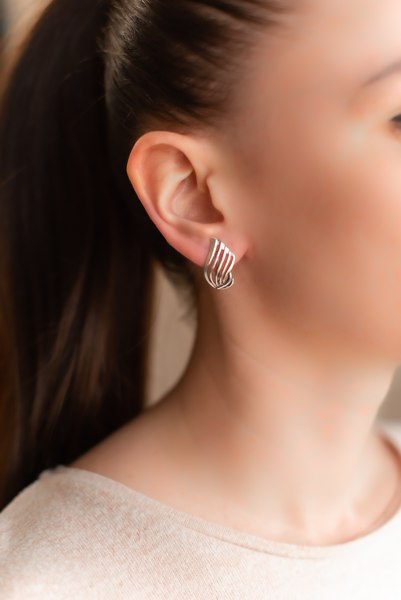 Серьги Wolves Легендарные Неделька Серебрение 1407