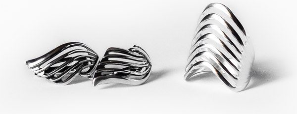 Кольцо Wolves Легендарное Неделька Серебрение 1409