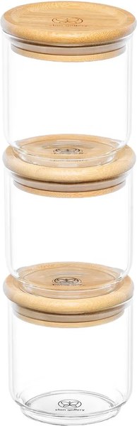 Набор емкостей для хранения Elan Gallery Crystal glass / 360193 - фото