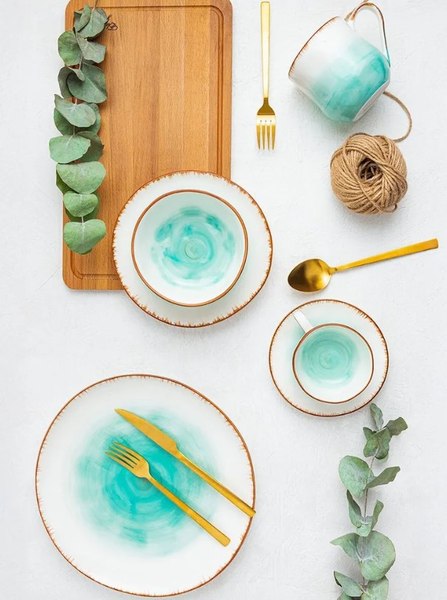 Чашка с блюдцем Elan Gallery Кантри / 760100