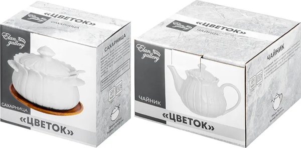 Чайный набор Elan Gallery Цветок / 950065+2 