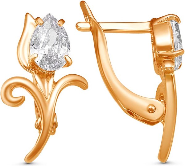 Серьги Wolves Весенний Тюльпан 1445 - фото