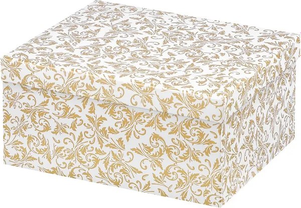 Чашка с блюдцем Elan Gallery Белая с золотом / 420743