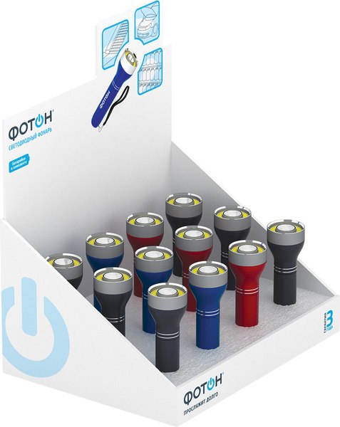 Фонарь Фотон 1LED 1W MS-800 / 23594