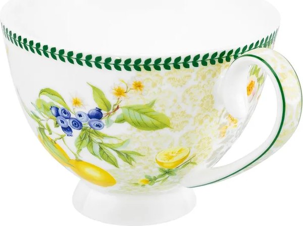 Чашка с блюдцем Elan Gallery Лимоны / 420742