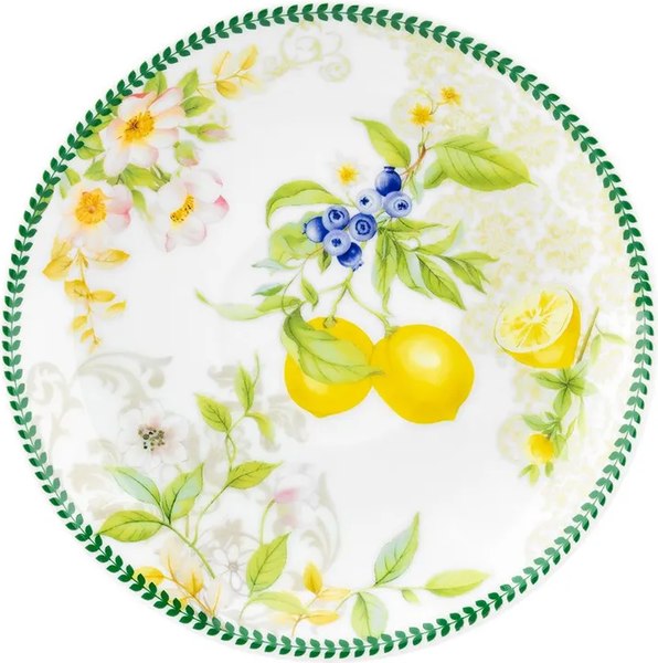 Чашка с блюдцем Elan Gallery Лимоны / 420742
