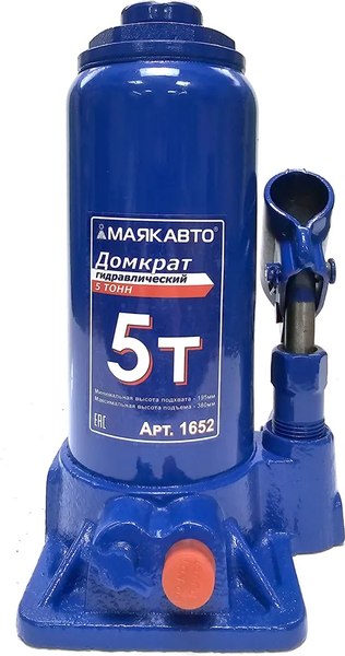 Бутылочный домкрат Маяк авто 1652 - фото