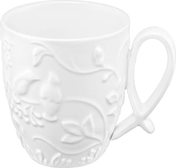 Кружка с блюдцем Elan Gallery Птички на ветке / 540936