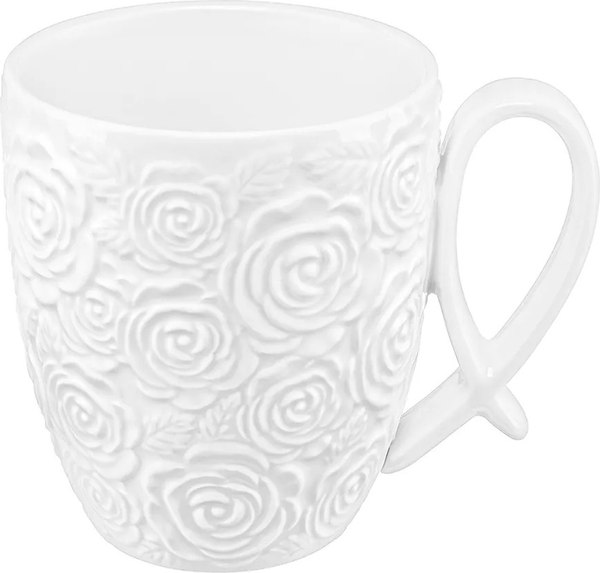 Кружка с блюдцем Elan Gallery Розы / 540937