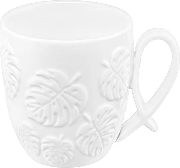 Кружка с блюдцем Elan Gallery Тропики / 540938