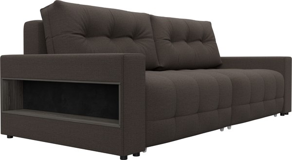 Диван Лига Диванов Лига-053 НПБ с полками / 128885