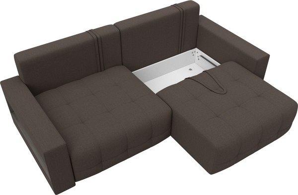 Диван Лига Диванов Лига-053 НПБ с полками / 128885