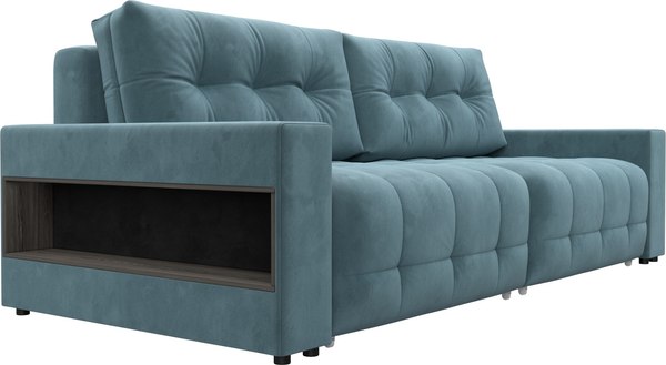 Диван Лига Диванов Лига-053 НПБ с полками / 128890