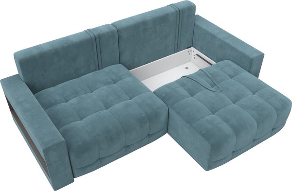 Диван Лига Диванов Лига-053 НПБ с полками / 128890