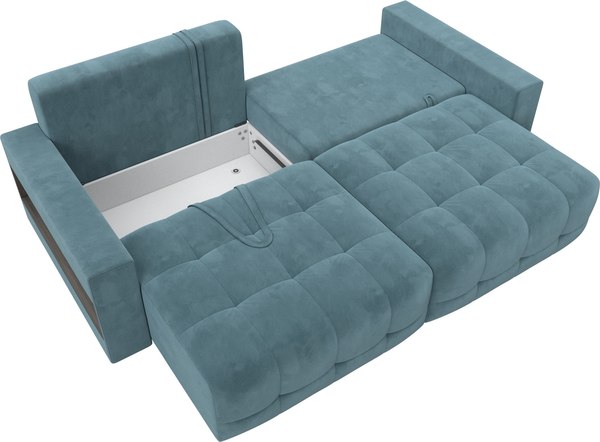 Диван Лига Диванов Лига-053 НПБ с полками / 128890