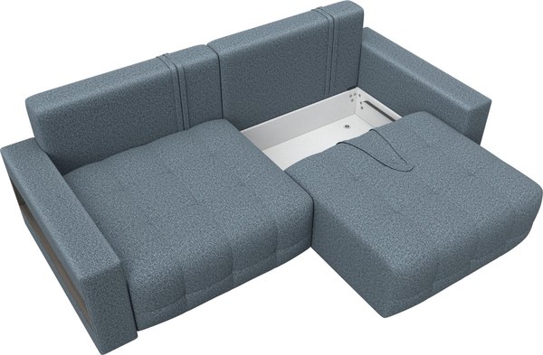 Диван Лига Диванов Лига-053 НПБ с полками / 128906