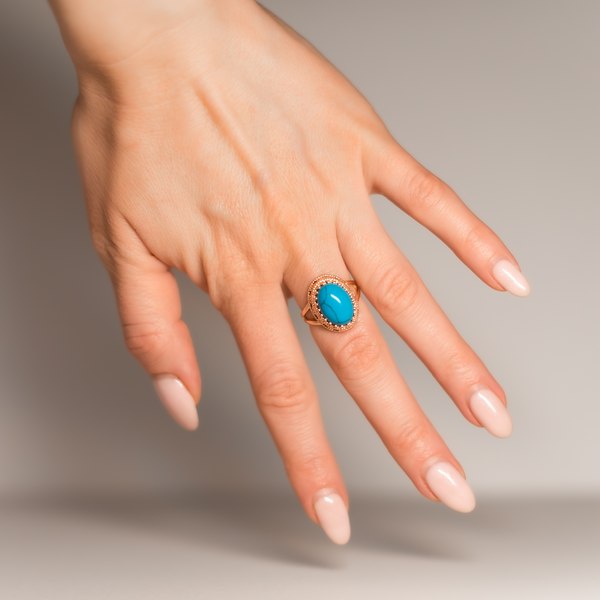 Кольцо Wolves Бирюза 1500