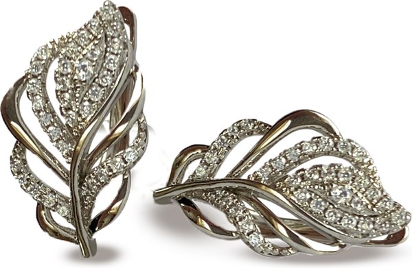 Серьги Wolves Лепестки Здоровья 1508 - фото