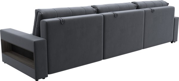 Диван Лига Диванов Лига-053 НПБ Лонг с полками / 128915