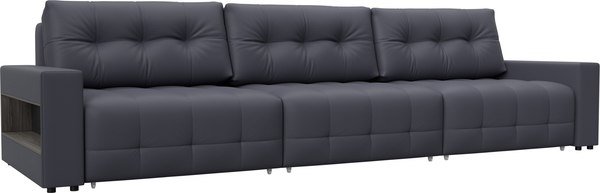 Диван Лига Диванов Лига-053 НПБ Лонг с полками / 128921 - фото