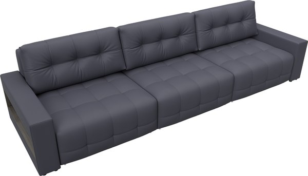 Диван Лига Диванов Лига-053 НПБ Лонг с полками / 128921