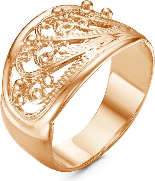 Кольцо Wolves Перо Павлина 1534 - фото