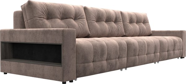 Диван Лига Диванов Лига-053 НПБ Лонг с полками / 128923