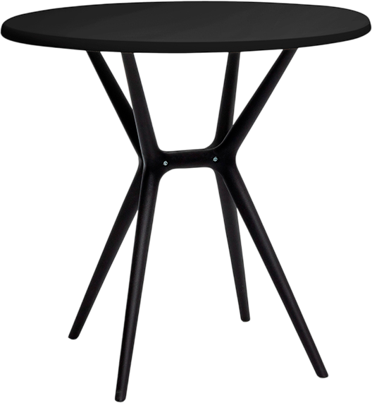 Стол пластиковый GreenTerra Teori T3 (черный) - фото